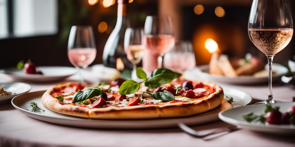 Le choix d'un rosé léger et frais s'accorde à merveille avec une pizza aux saveurs variées